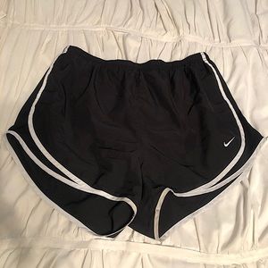black nike shorts